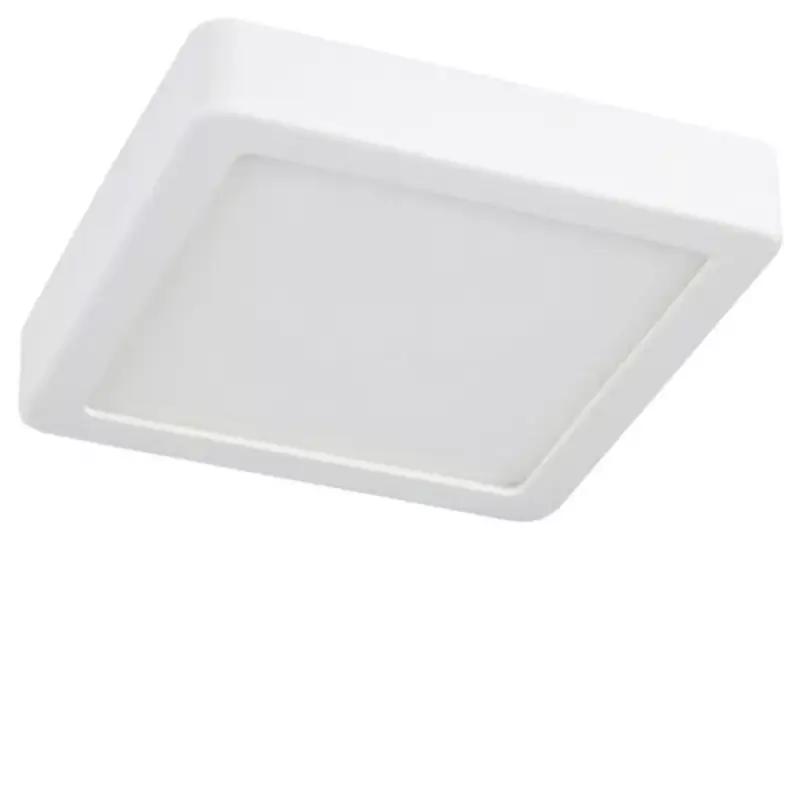 Prémium LED panel , 11W , falon kívüli , négyzet , természetes fehér , fehér keret , IP44 , EGLO , FUEVA 5 , 31203