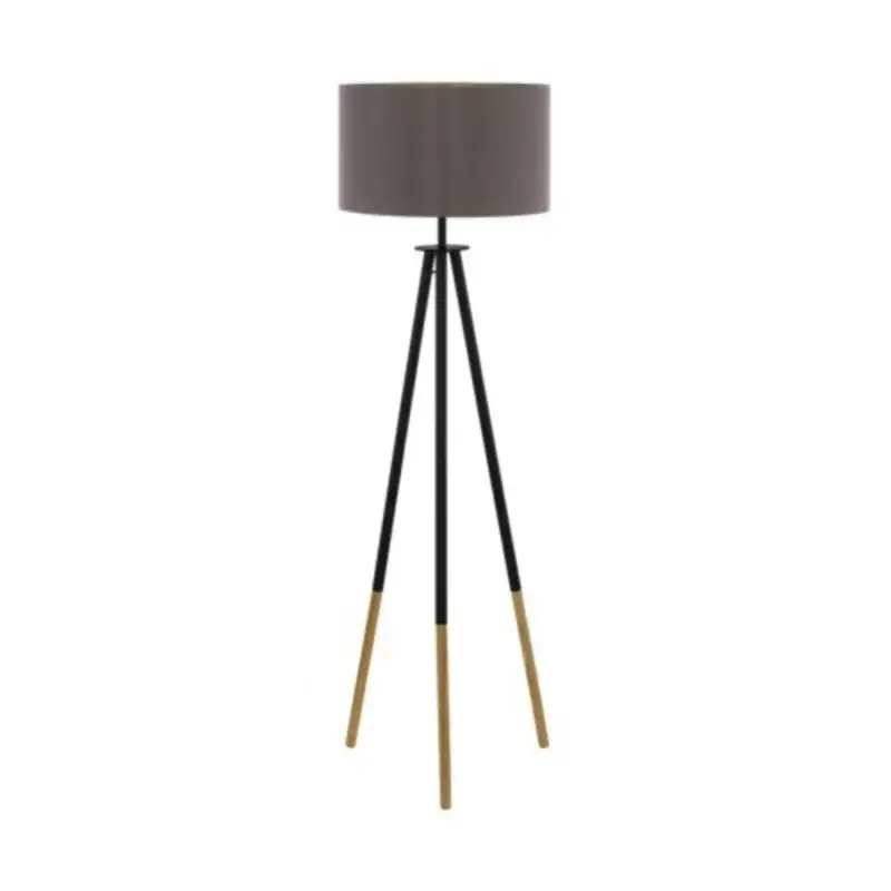 EGLO , 44098 , BIDFORD , állólámpa , E27 , 1X60W , IP20 , cappuccino, arany Kiárusítás