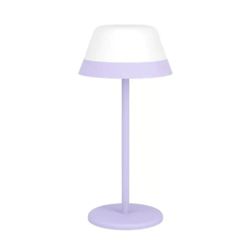 Kedvezményes ár LED lámpa , asztali , hordozható , lila , lekerekített , érintő kapcsoló , dimmelhető , 2in1 , RGB+WW, IP54 , EGLO , MEGGIANO
