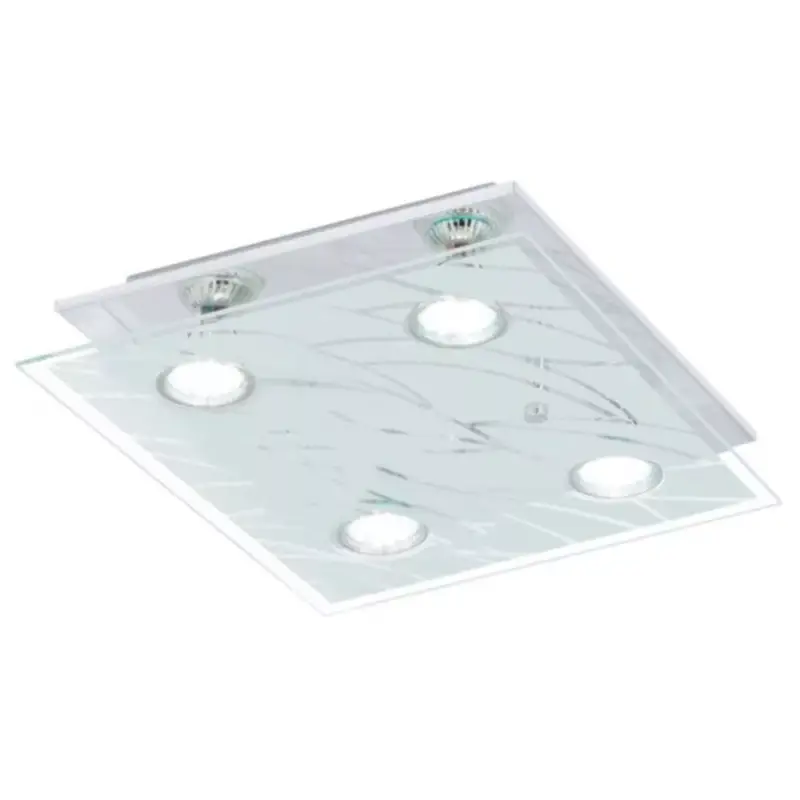EGLO , 13674 , FARELLA , mennyezeti lámpa , GU10 , 4X3W , IP20 , fehér, átlátszó Vedd meg most