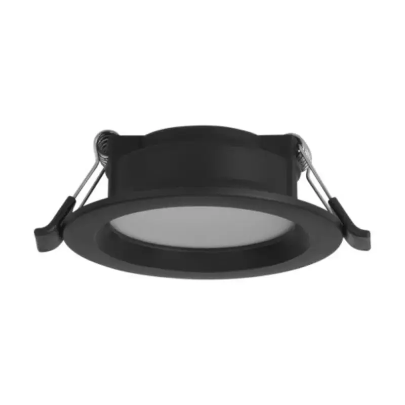 Olcsó LED panel , süllyesztett , 3.8W , kerek , fekete , 8.6 cm , természetes fehér , műanyag , EGLO , ECO RANGE , IDUN-E , 74159