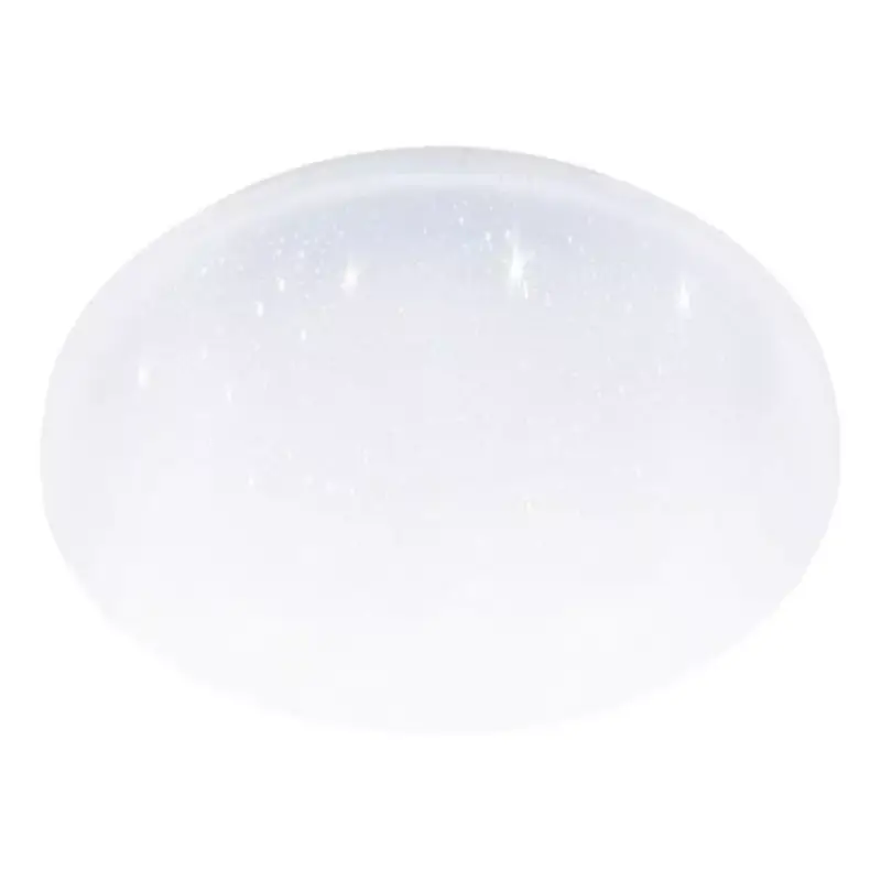 Szezonális akció LED lámpa , fali , mennyezeti , 15.6W , kerek , fehér , 31 cm , természetes fehér , műanyag , kristály hatású , EGLO , ECO RANGE , POGLIOLA-E , 74035