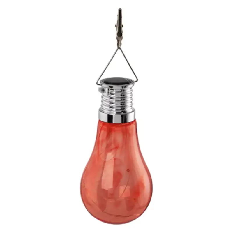 LED dekoráció , kültéri , napelemes , égő forma , meleg fehér , piros , EGLO , 48624 Végkiárusítás