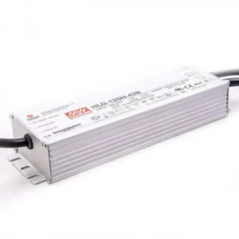Biztonságos fizetés LED tápegység , Mean Well , HLG-120H-24B , 24V , 120 Watt , 1-10 V szabályozható , IP67 , dimmelhető