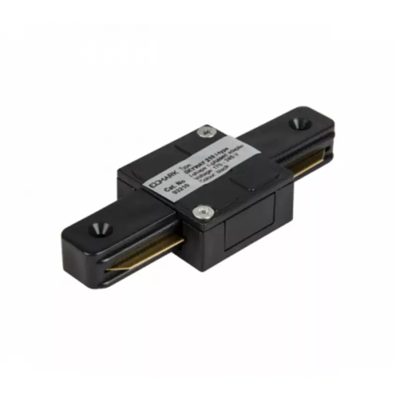 Gyors szállítás Track light sín adapter , 1 fázisú , 2 pólusú , I típus , fekete , Elmark