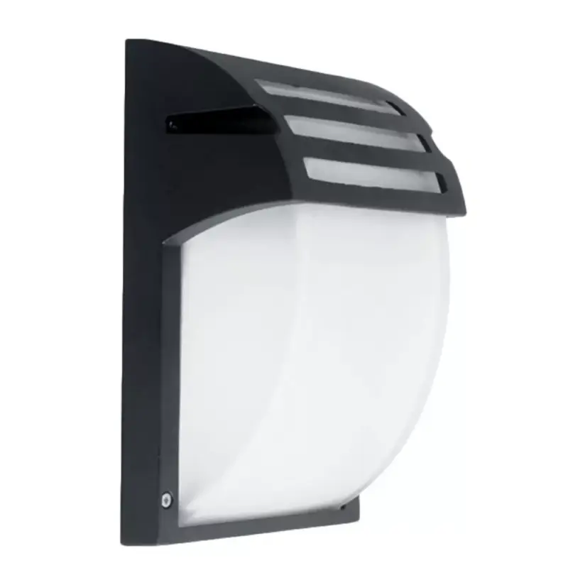 LED lámpatest , oldalfali , kültéri , E27-es foglalattal , 1x60W , fekete, kültéri , IP44 , Elmark Rendeld meg most