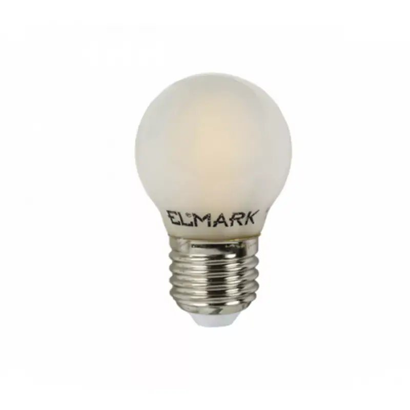 Ne maradj le LED lámpa , égő , izzószálas hatás , filament , kis gömb , E27 foglalat , G45 , 4 Watt , meleg fehér , dimmelhető , opál