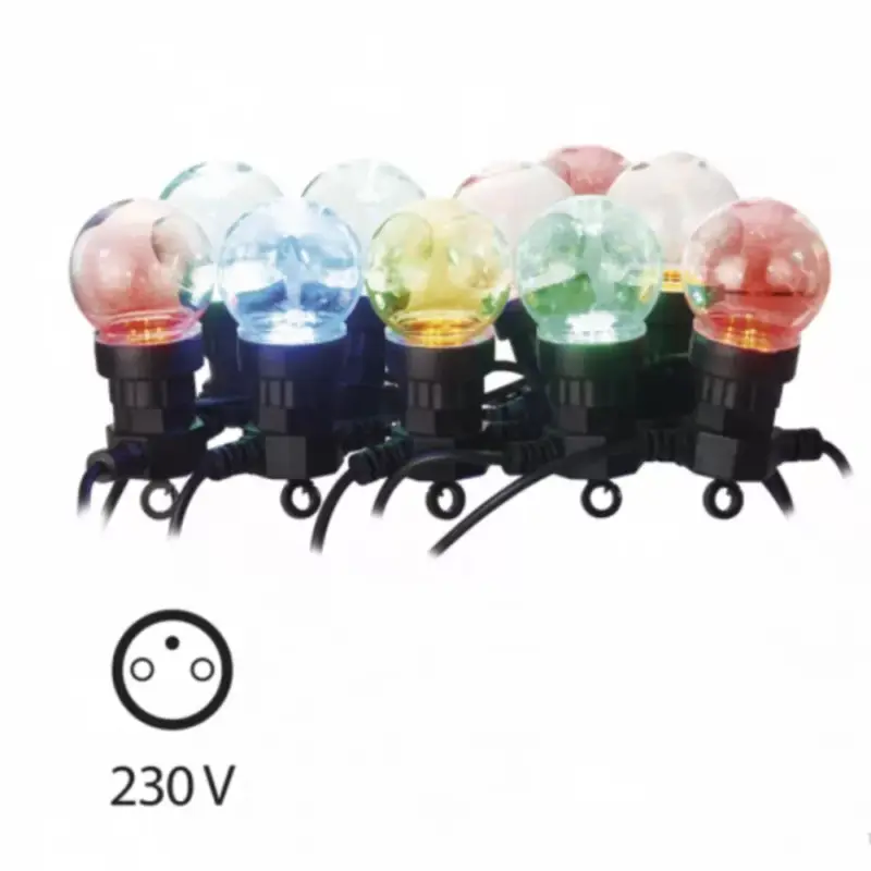 Led fényfüzér , beltéri/kültéri , 10 db , 5 m , RGB , IP44 Legjobb ár