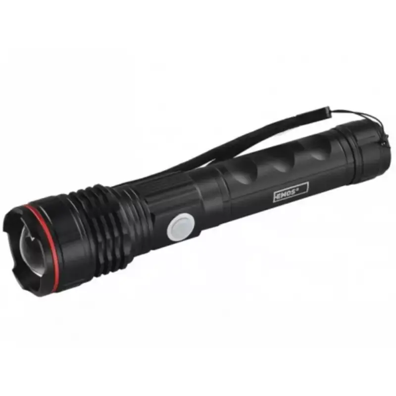 Korlátozott ajánlat Led zseblámpa , tölthető , 3 világítási mód , USB , dimmelhető , 18 cm , IP44