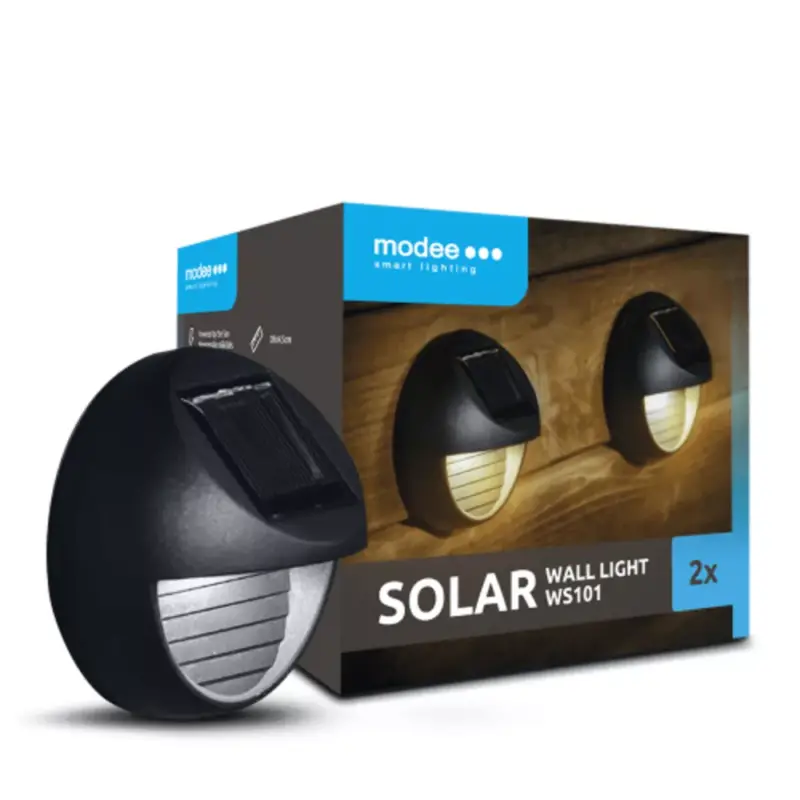 Modee Lighting LED Szolár Napelemes Fali Lámpa WS101 (2db/doboz) Prémium