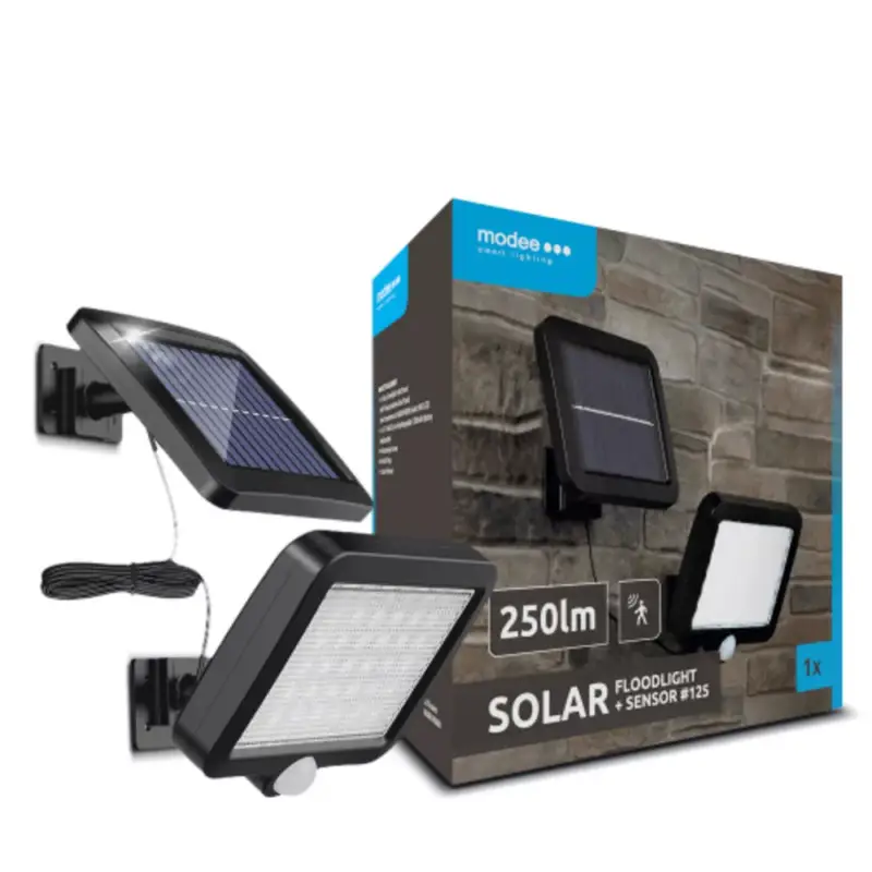 Legjobb ár Modee Lighting LED Szolár Napelemes Reflektor WS125 + sensor (250 lumen)