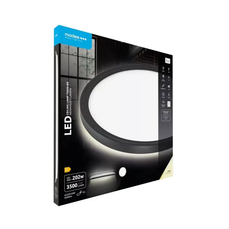 Olcsóbb Modee Mennyezeti LED Lámpa TS030-BR Kerek 30W 4000K D480x28mm (3500 lumen) ERP
