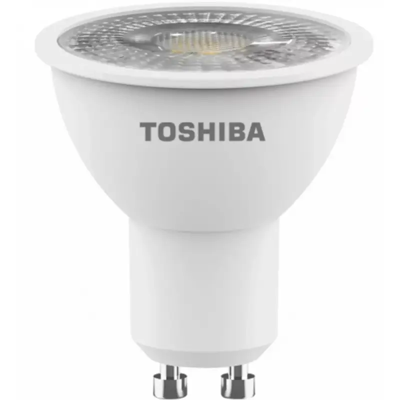 LED lámpa , égő , szpot ,GU10 foglalat , 7 Watt , 36° , meleg fehér , dimmelhető , TOSHIBA , 5 év garancia Biztonságos fizetés