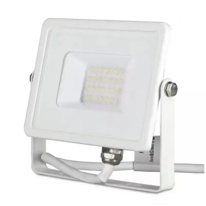 LED reflektor , 20 Watt , Ultra Slim , meleg fehér , SAMSUNG chip , 5 év garancia , fehér Újdonság