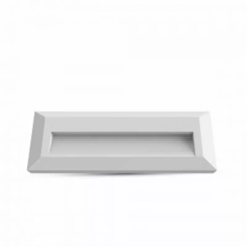 LED lámpatest , oldalfali , kültéri , lépcsővilágító , 3W , négyzet , természetes fehér , fehér , IP65 Vedd meg most