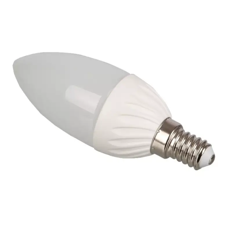 LED lámpa , égő , gyertya , E14 foglalat , 3.7 Watt , meleg fehér Korlátozott ajánlat