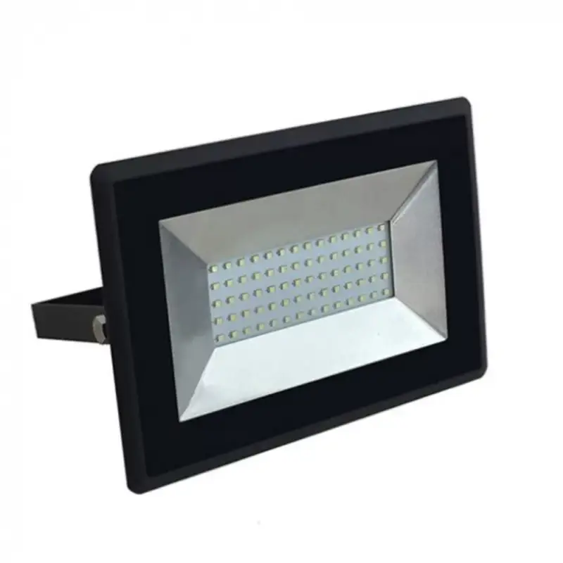 Azonnal elérhető LED reflektor , 50 Watt , Ultra Slim , meleg fehér , E-series , fekete
