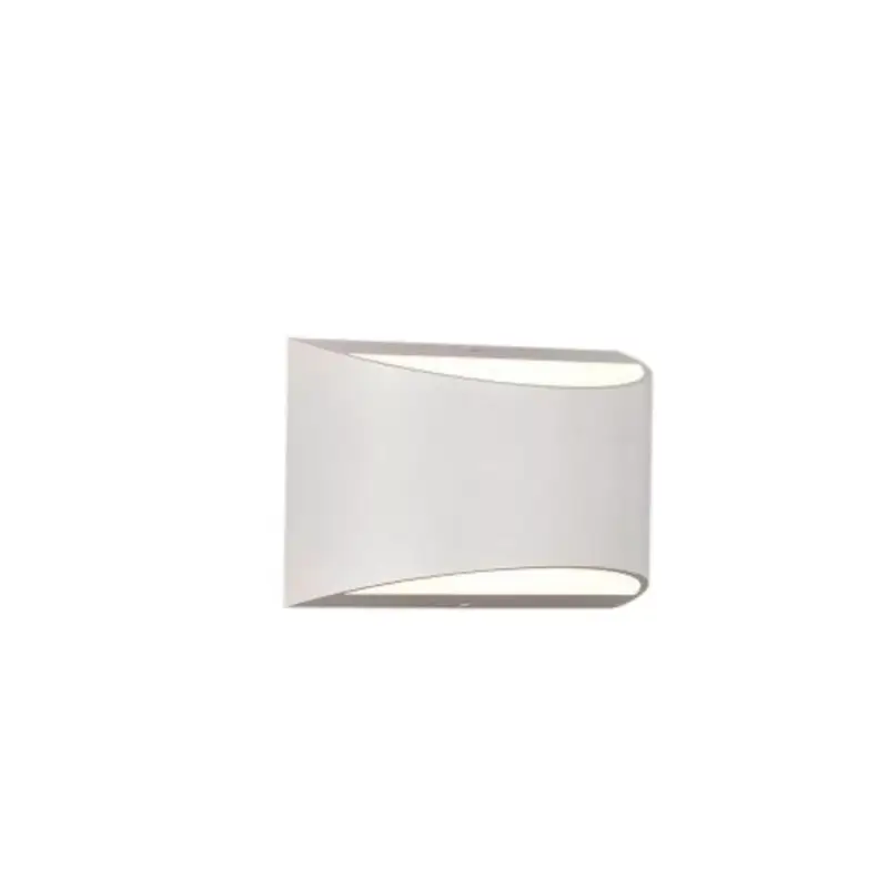 Biztonságos fizetés LED lámpatest , oldalfali , 2 irányú , négyzet , 10W , természetes fehér , fehér , kültéri , IP54