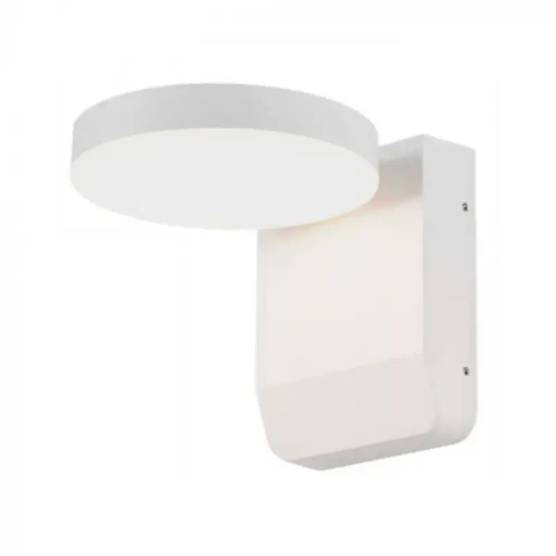 LED lámpatest , oldalfali , 17W , természetes fehér , fehér , kültéri , IP65 Expressz szállítás