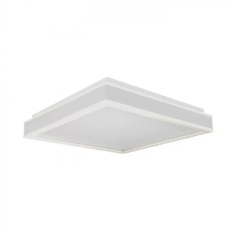 LED lámpatest , négyzet , mennyezeti , 45 cm , 38W , természetes fehér , alumínium,fehér Bestseller