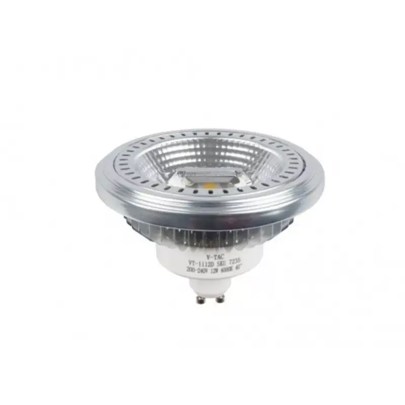 Utolsó esély LED lámpa , AR111, GU10 foglalat , 12 Watt , természetes fehér , dimmelhető , V-TAC