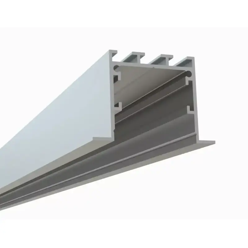 440 VL Süllyeszthető Eloxált Aluminum U Profil LED szalaghoz 2m , QUBO-SINK Biztonságos fizetés