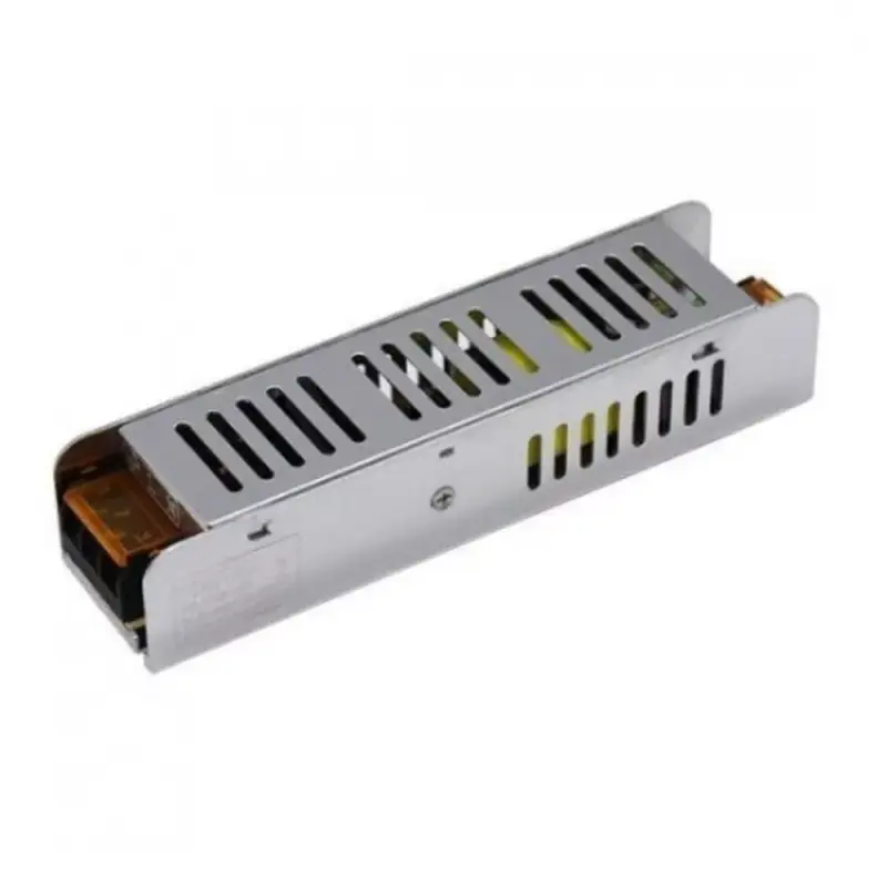 LED tápegység , 12 Volt , 100 Watt , 8.5A , ipari , fémházas , Slim , vékony Biztonságos fizetés