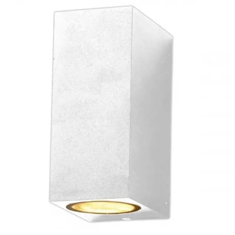 Vedd meg online LED lámpatest , 2 x GU10 , oldalfali , 2 irányú , fehér , kültéri , IP44