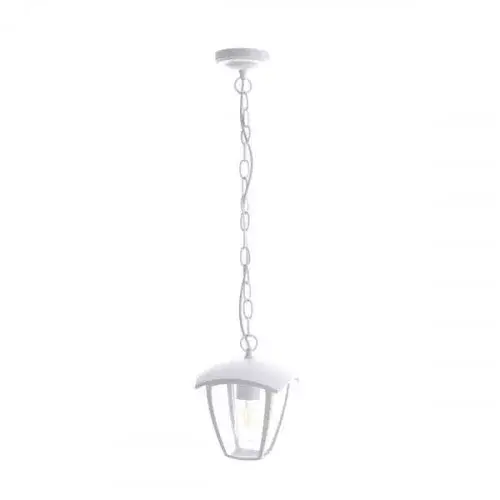 Kedvezmény LED lámpatest , E27-es foglalat , függeszték , kültéri , matt fehér , IP44