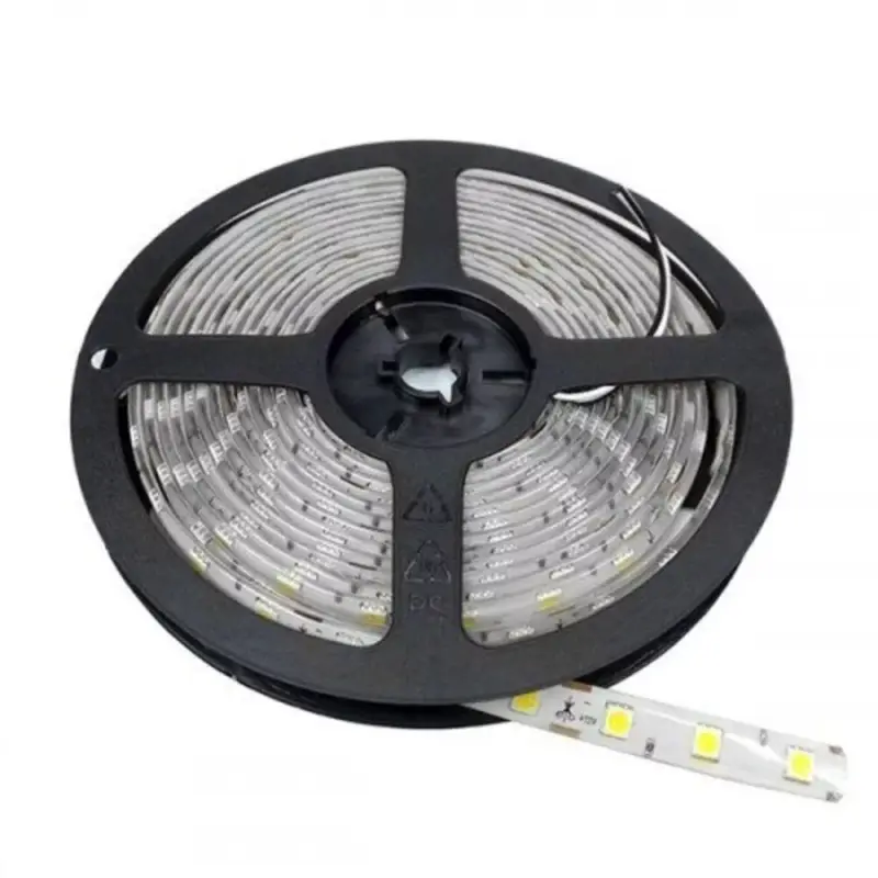 Végkiárusítás LED szalag , kültéri , 5050 , 60 led/m , 14,4 Watt/m , hideg fehér , szilikon bevonat