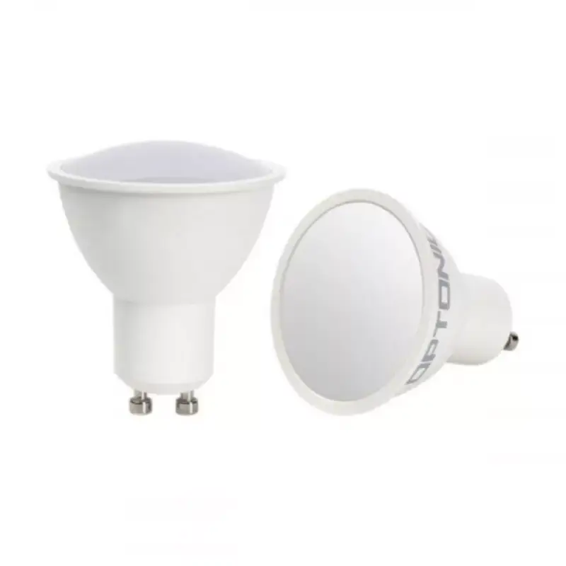 LED lámpa , égő , szpot , GU10 foglalat , matt előlappal , 110° , 6.5 Watt , hideg fehér, Optonica Gyors kiszállítás
