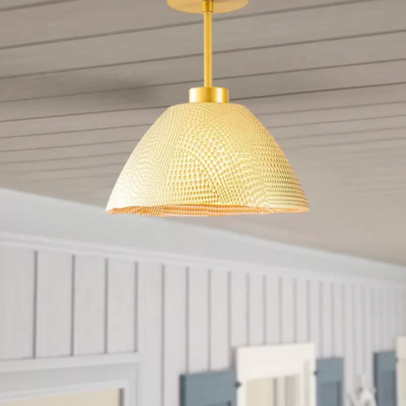 Korlátozott ajánlat Elegáns arany csillár, fém test, 30 cm átmérő, 32 cm magasság | E27 aljzat, max 40W | Stílusos nosztalgikus dizájn, tökéletes az elbűvölő otthoni dekorációhoz | IP20 besorolású, ideális nappaliba és étkezőbe