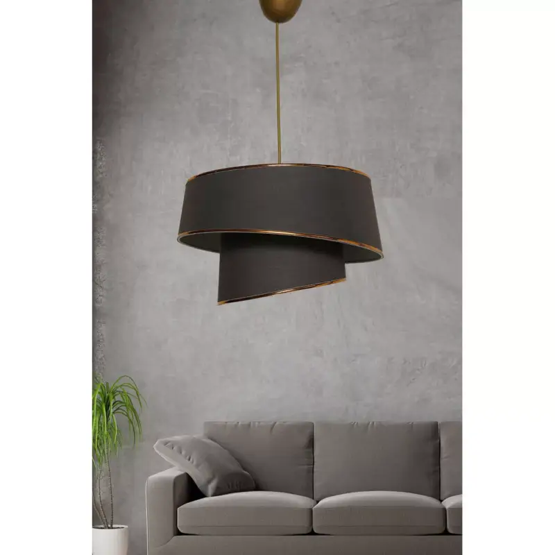 Gyors kiszállítás Opviq , 390FLH1630 , Barette - Gold, Anthracite , Arany Antracit Színű , Csillár , E27