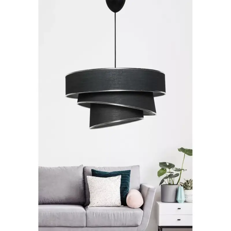 Opviq , 390FLH1690 , Couper - Black, Silver , FeketeEzüst Színű , Csillár , E27 Foglalattal Nézd meg most