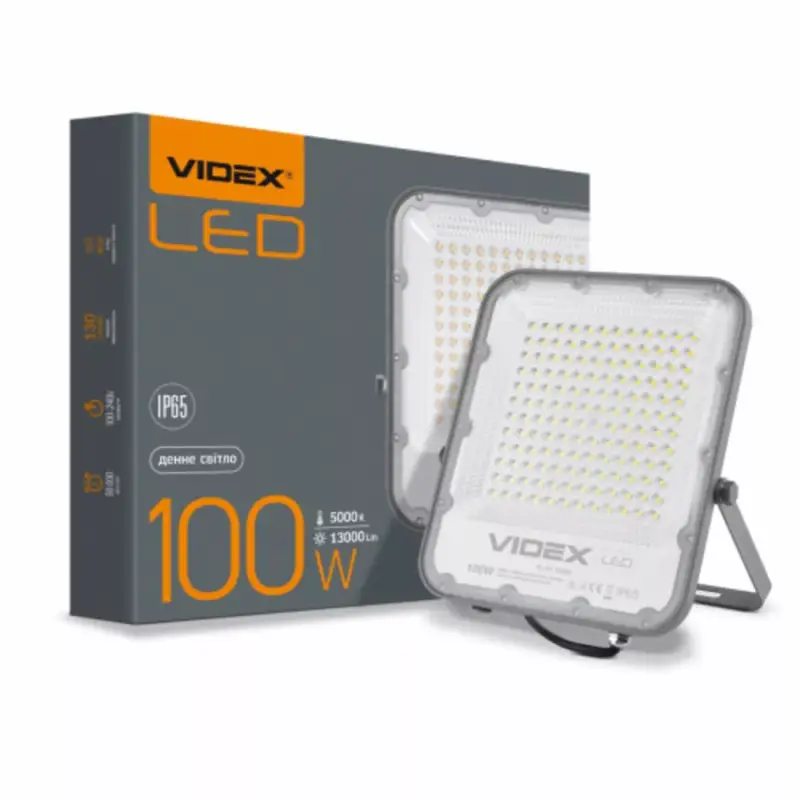 Biztonságos fizetés LED reflektor , 100W , hideg fehér , 13000 lumen , IP65 , VIDEX , Davis
