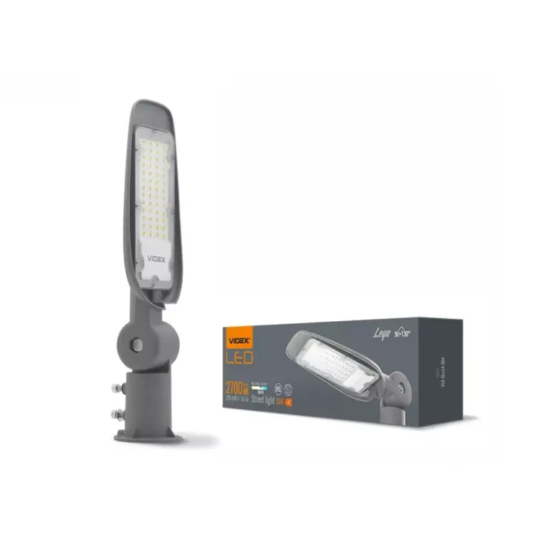 Utcai LED lámpatest , forgatható , oldalfali , 30W , hideg fehér , IP65 , LEYA , VIDEX Biztonságos vásárlás