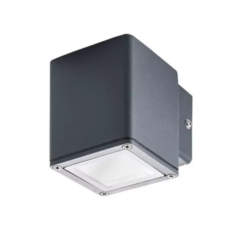 LED lámpatest , oldalfali , GU10 foglalat , antracit , kültéri , IP44 , GORI Azonnal elérhető