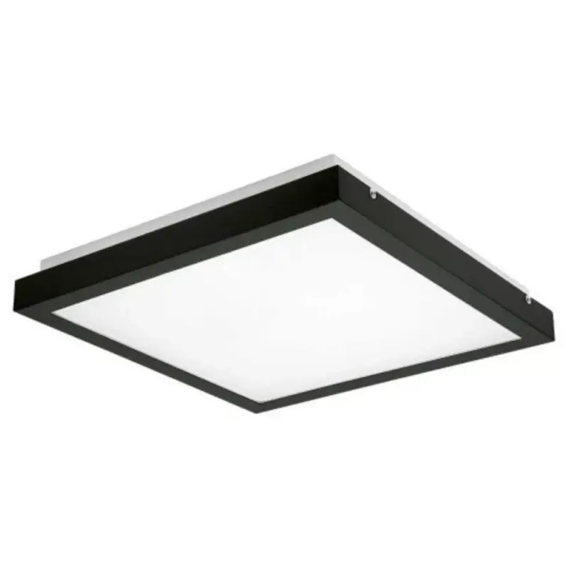 Olcsóbb LED lámpatest , mennyezeti , négyzet , 25W , természetes fehér , fekete,TYBIA