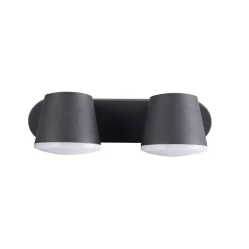 LED lámpatest , oldalfali , kültéri , 13 W , természetes fehér , grafit , IP54 , DROMI Nézd meg most