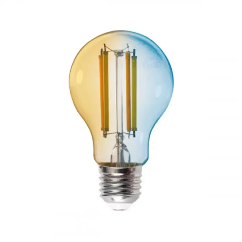 Azonnali szállítás LED lámpa , égő , izzószálas hatás , filament , E27 , 7 Watt , CCT , dimmelhető , WIFI/Bluetooth , KANLUX SMART , TUYA