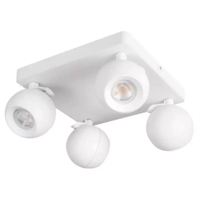 Árengedmény LED lámpa , mennyezeti , 4 x GU10 foglalat , fehér , GALOBA