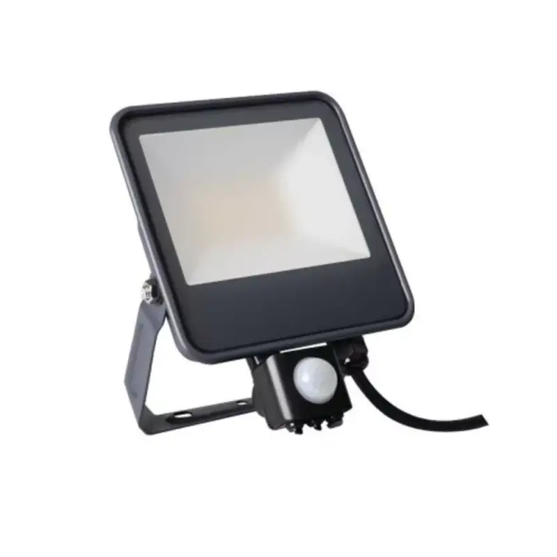 Utolsó esély LED reflektor , 50 Watt , mozgásérzékelővel , természetes fehér , 5 év garancia , IP44 , fekete