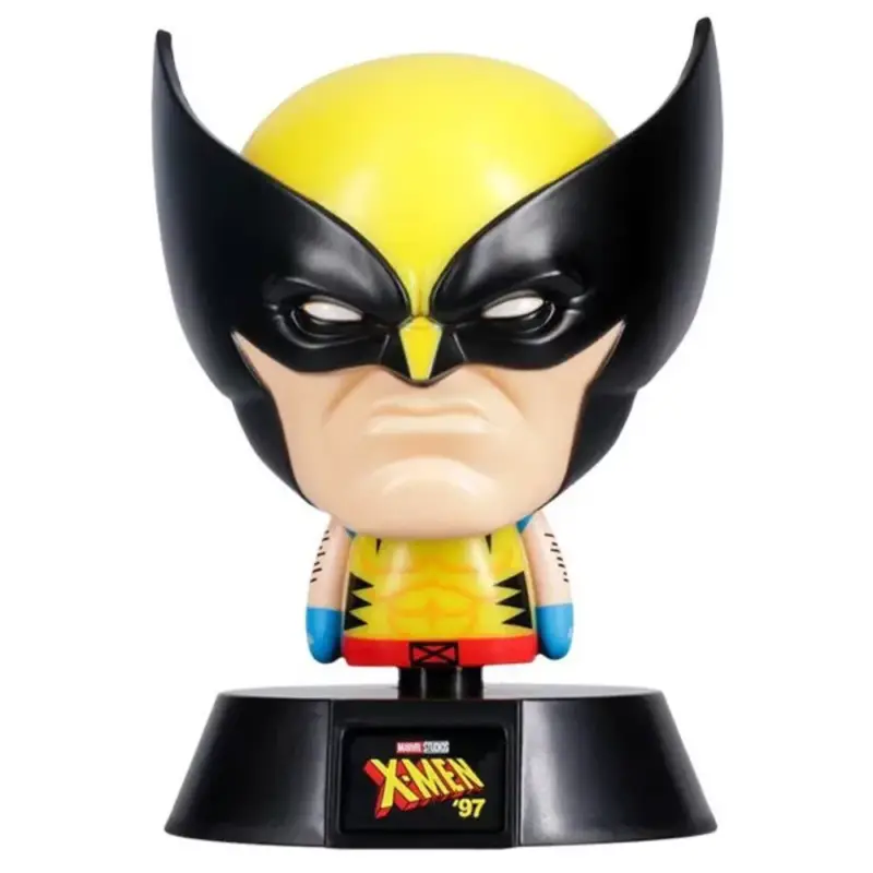 Vedd meg most LED dekoráció , éjjeli lámpa , asztali lámpa , 3D hangulatvilágítás , X-Men Icons Wolverine , 11 cm, 2db AAA , Marvel