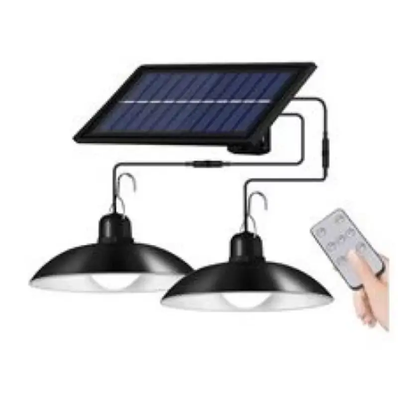LED lámpatest , Lámpatest x 2 , 200 lumen , napelemes , távirányítóval , ideg fehér , IP44 Szuper akció