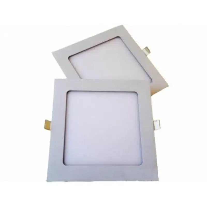 LED panel , 12W , süllyesztett , négyzet , hideg fehér , LM Újdonság