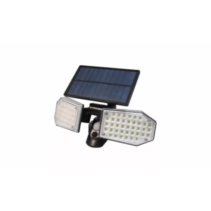 Csak ma LED reflektor , napelemes , fali , mozgásérzékelős , 15 Watt , hideg fehér , kültéri , fekete , IP65