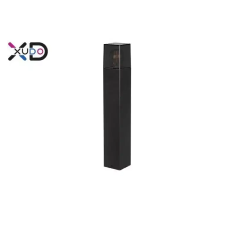 LED lámpa , állólámpa ,kültéri lámpa , fekete , IP44 , E27-es foglalattal , üveg , 50cm , XUDO Biztonságos fizetés