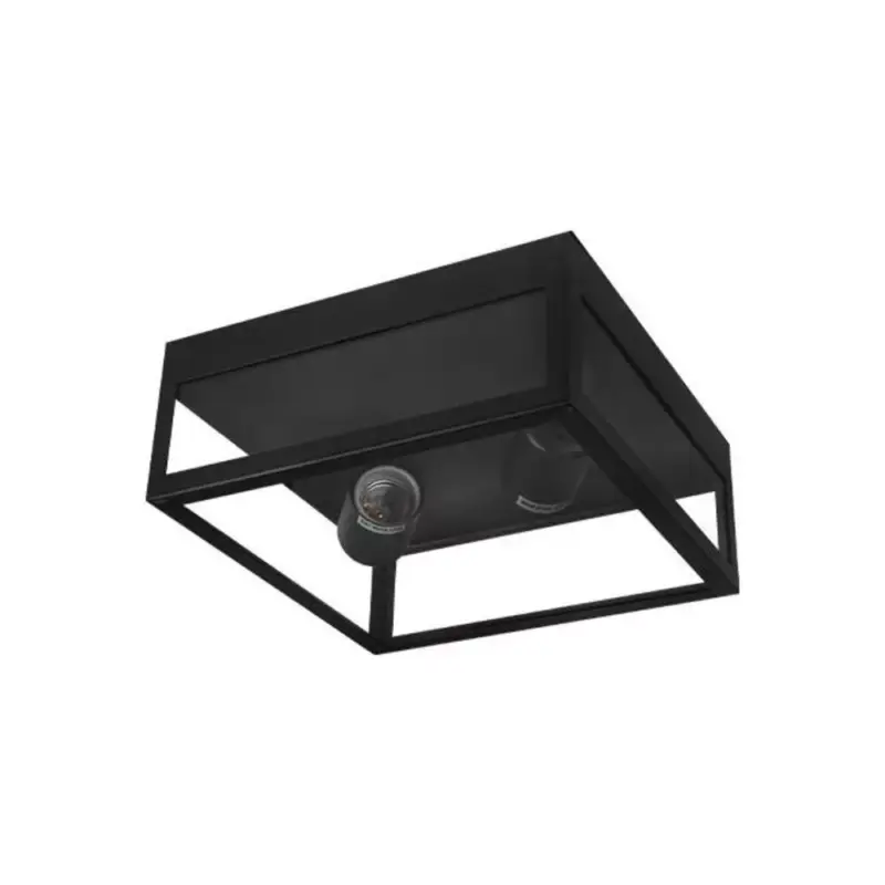 LED lámpa , mennyezeti lámpa ,kültéri lámpa , fekete , IP44 , E27-es foglalattal , üveg , Lidio Bestseller