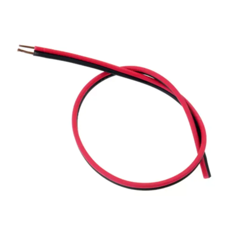 Outlet Színes vezeték LED szalaghoz , 2 eres (piros/fekete) , 2x0,5mm2