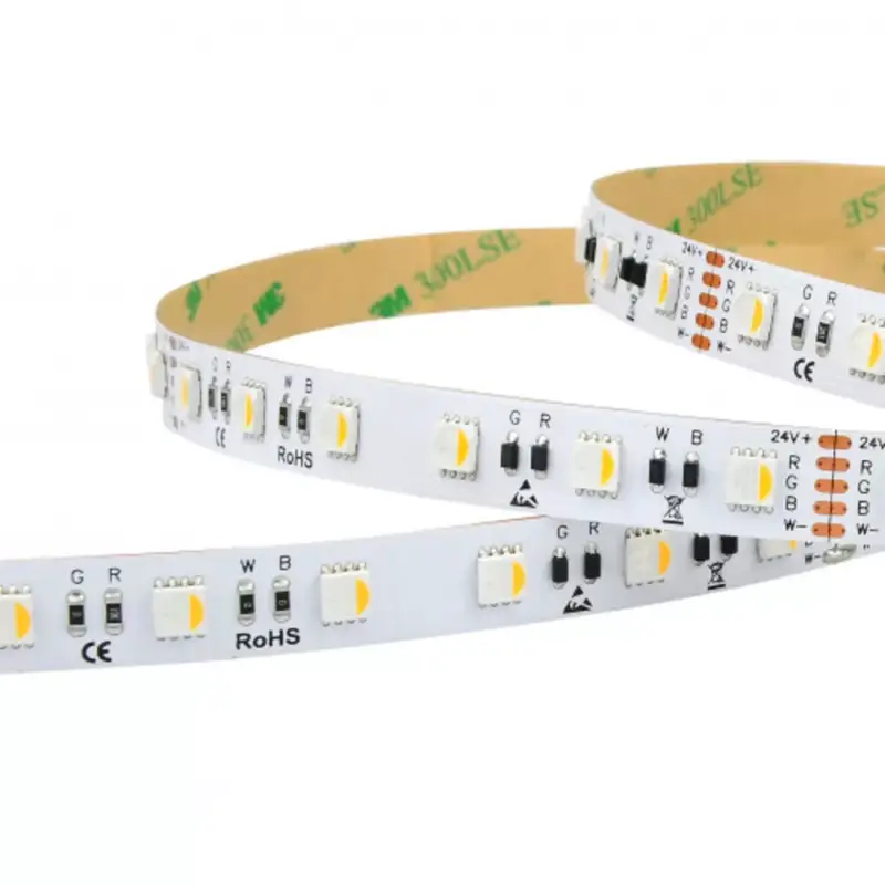 Népszerű MARATHON LED szalag , áramgenerátoros IC-vel , 24 Volt DC , 5050 , 60 led/m , 8 W/m , RGB , 280 lm/m